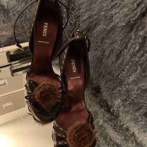 Fendi Mink Sandals